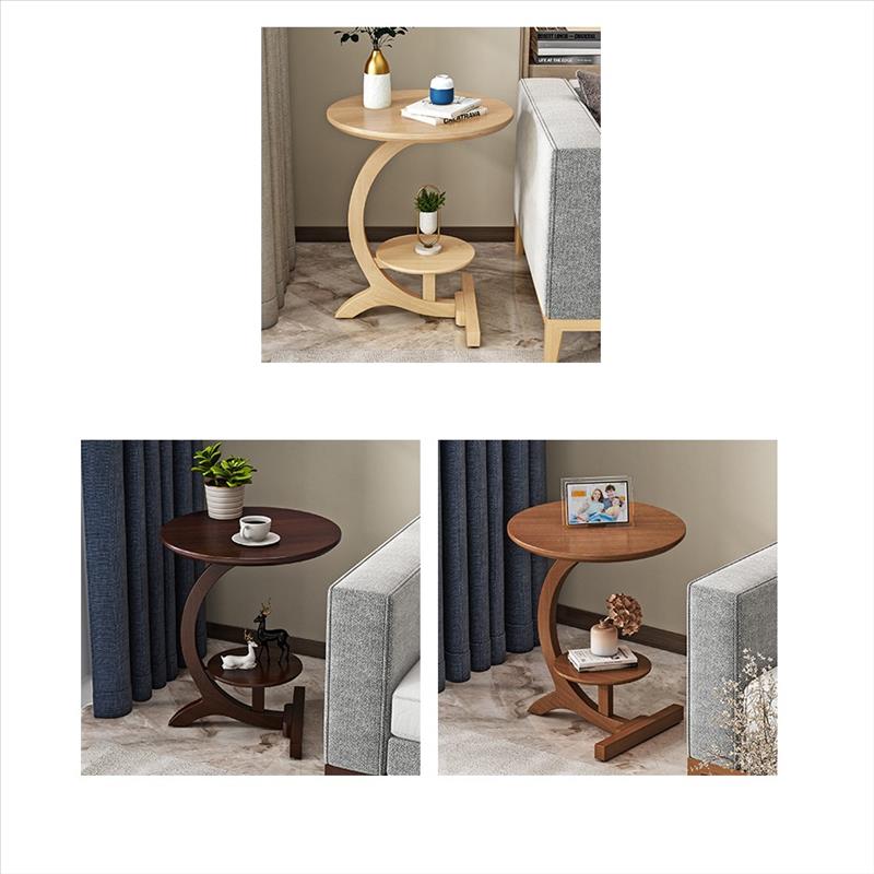 Side Table with Shelf